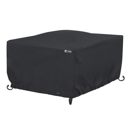 Classic Accessories Classic Accessories 56-314-010401-RT 52 in. Square Full Coverage Fire Pit Cover; Black 56-314-010401-RT